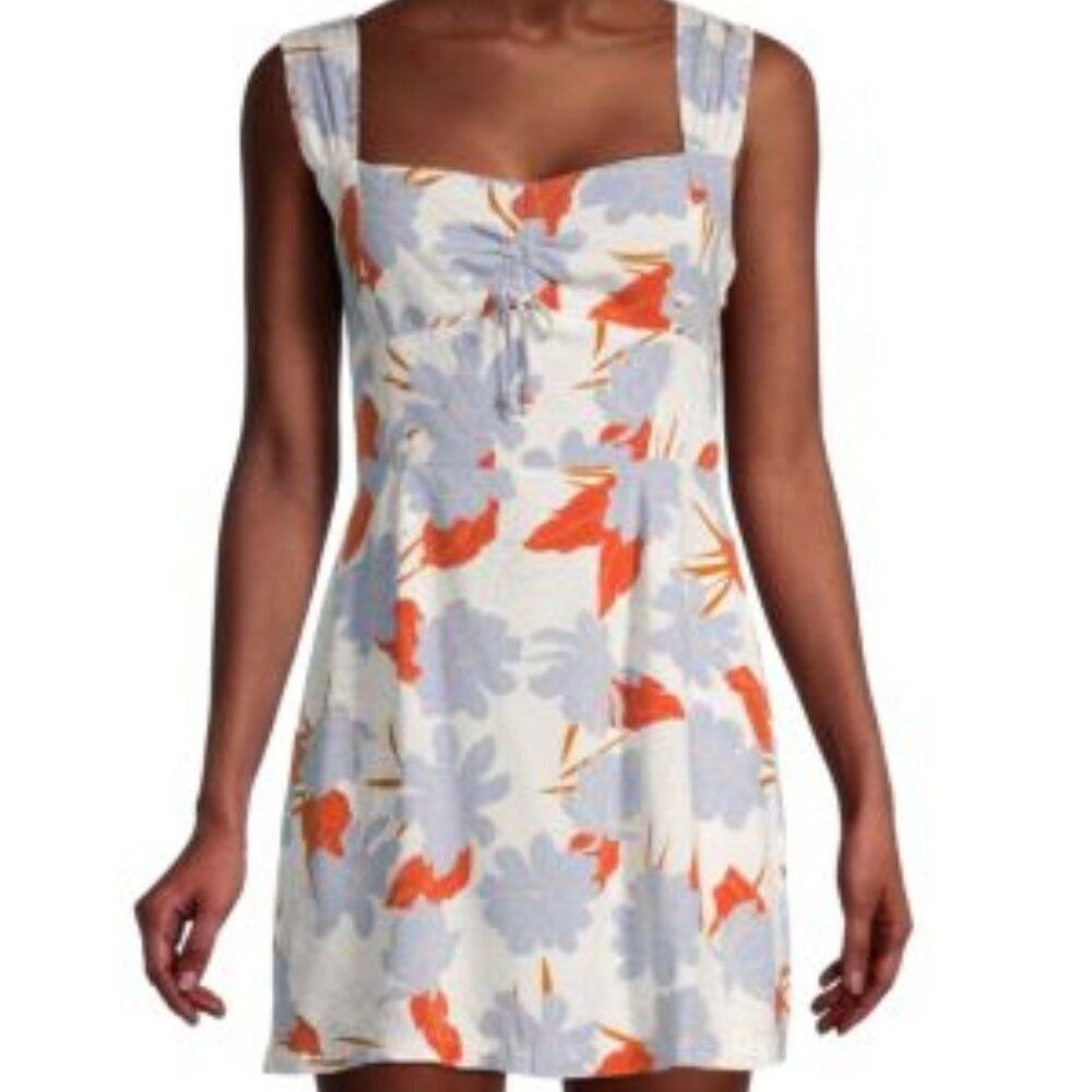 L*Space‎ Floral Mini Dress in Blue and Red
